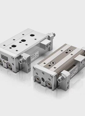 SMC亚德客型精密滑台气缸双轴导轨气动MXQ6-10ASHLQ8-20SAS厂家