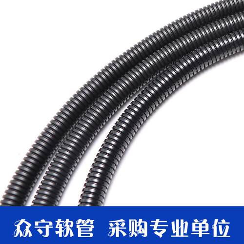 pa6尼龙汽车波纹管塑料穿线软管阻燃线束电缆线管pa尼龙波纹管