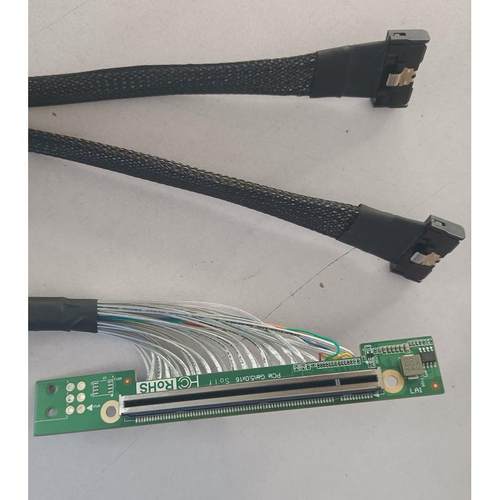 GPU 显卡PCIE16X转2个MCIO  8X服务器GEN5数据线