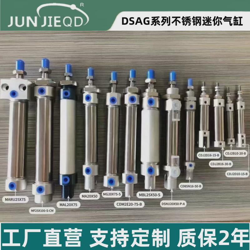 源头工厂迷你-20/25/32/40/50/63费斯托型不锈钢dsag气缸笔型缸