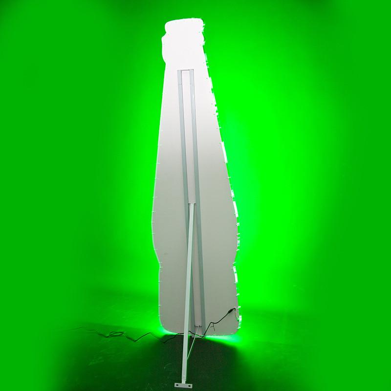 道具七彩展示酒吧展示牌安迪板酒瓶形立牌发光灯牌霓虹灯广告牌