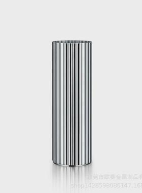 轻奢客厅茶几不锈钢花盆花器摆件居家创意插花装饰花瓶