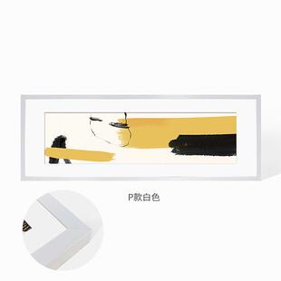 61K3新中式大相框实木十字绣书法字画国画框玻璃外框架装裱挂墙大