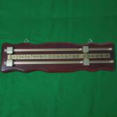 台球计分器计分板记分牌高密度板台球积分器2轨波浪形台球计分板