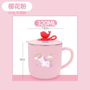 2jgb批发儿童餐具套装316l带小学生饭盒宝宝吃饭碗不锈钢碗把手