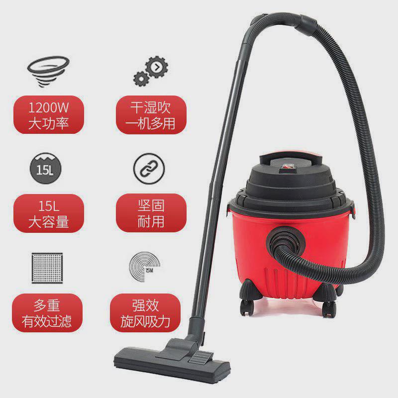 桶式吸尘器家用手持强力小型大功率干湿吹三用除尘机地毯机家居