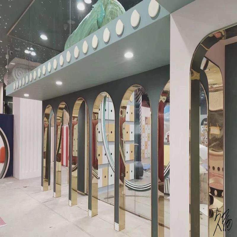 不锈钢门包边框套门边边框弧形装饰窗套收边条异型钛金踢脚线