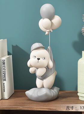 元气狗客厅小摆件家居饰品玄关电视柜酒柜桌面工艺品乔迁新居礼品