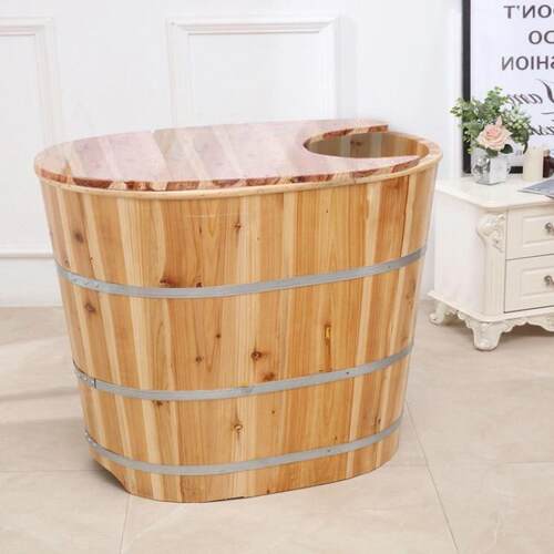 实木洗澡桶加高省空间浴桶泡澡成人沐浴桶木桶家用浴缸保温儿童