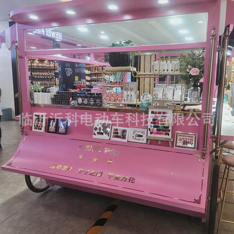 网红商场售卖车零售花车售卖观光民宿景区车街景电动移动餐车厂家