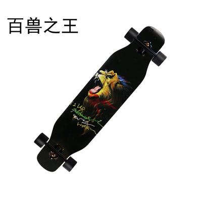 长板刷街舞板跳舞dancing板滑板女生刷街公路板四轮滑板42寸长板