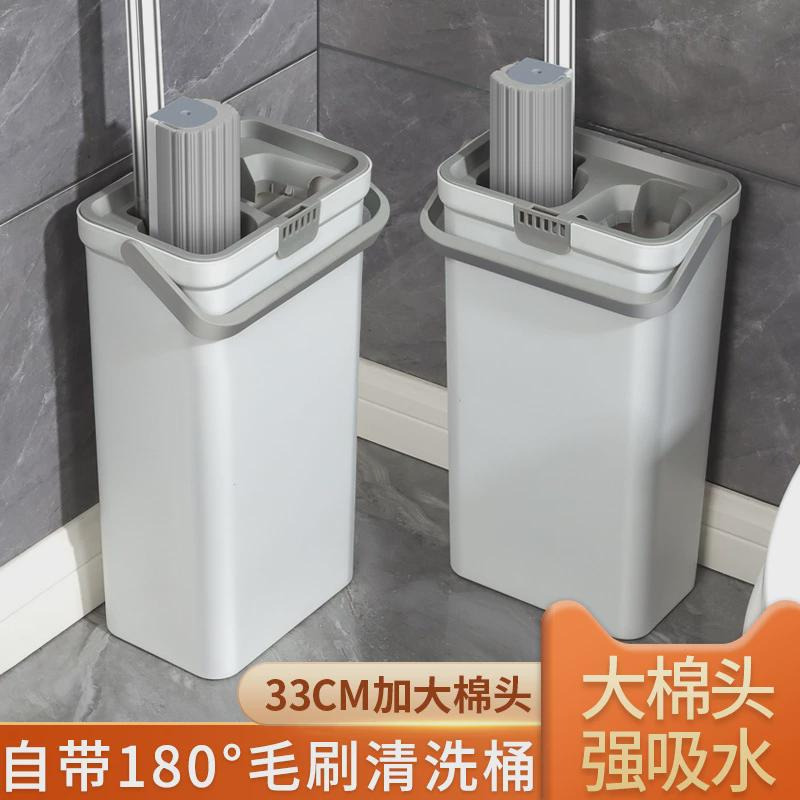海绵拖把家用2021新款净吸水卫生间一拖胶棉免手洗