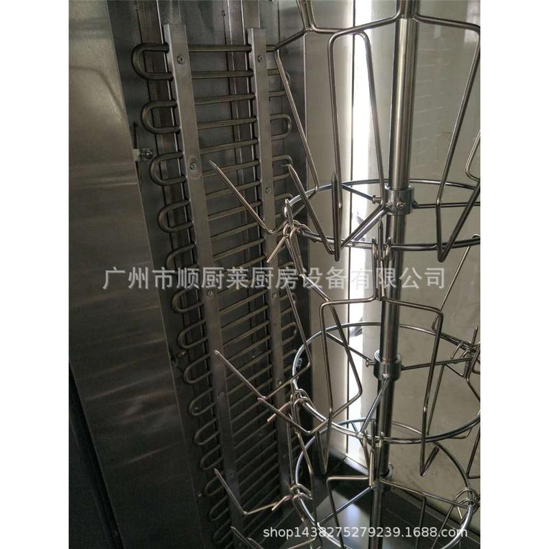 206立式自动旋转电热烧鸡烧烤炉烤禽炉商用烤鸡烤鸭炉商用电烤箱