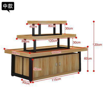 批发超市中岛柜临期鞋架促销台服装店流水台商品包包展示架