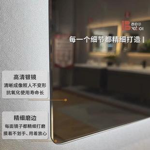 卫生间镜子led浴室镜带灯壁挂防雾厕所发光镜洗手智能镜子触摸屏