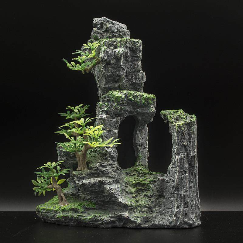 鱼缸造景水族箱造景假山水族馆装饰品仿真水草摆件仿真小假山,宠物/宠物食品及用品,造景/装饰,淘宝优惠券,粉丝福利购,淘宝优惠卷