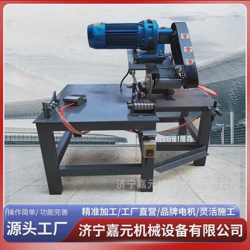 自动圆管切管机无气动全自动送料切管器毛刺滚刀不锈钢管切割机