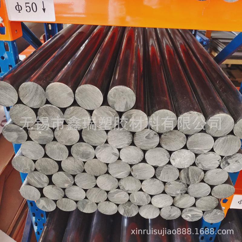 厂家黑色供应pvdf棒φ10-180现货供应新料白色pvdf二氟板、棒