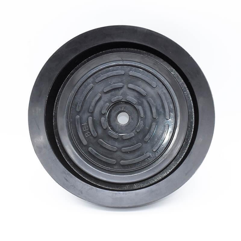 生产厂家供应橡胶上片台200mm双层可拆卸汽车玻璃真空吸盘