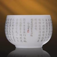 茶杯徐陶瓷杯勇大師建菩提禪定對(duì)杯羊脂玉瓷品茗杯主人杯情侶對(duì)杯