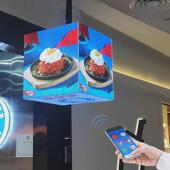 供应魔方LED显示屏楼梯台阶屏异形屏四方异形立体户外店招显示屏