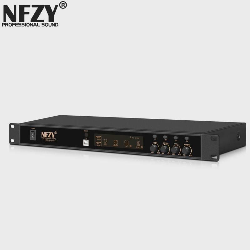 nfzydsp6100处理器ktv前级效果器防啸叫卡拉ok混响数字