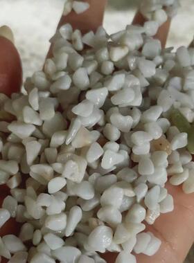 黑色白色砾石水洗小石子颗粒碎石铺路石枯山水庭院公园庭院造景石