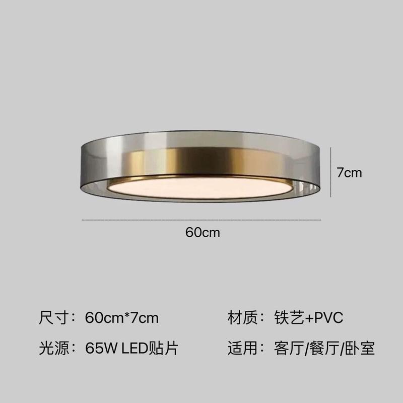 现代轻奢led吸顶灯美式风客厅设计师书房创意灯具卧室家用吸顶灯