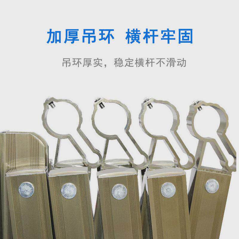 加强筋铝合金户外伸缩晾衣架可晾晒被子晾衣杆包安装推拉送夹子