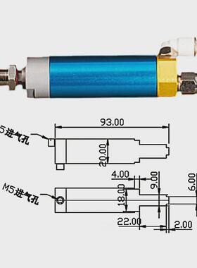 工厂直供机械夹具垫片零件气动jd20-h90顶出节吸金具管道手臂配件