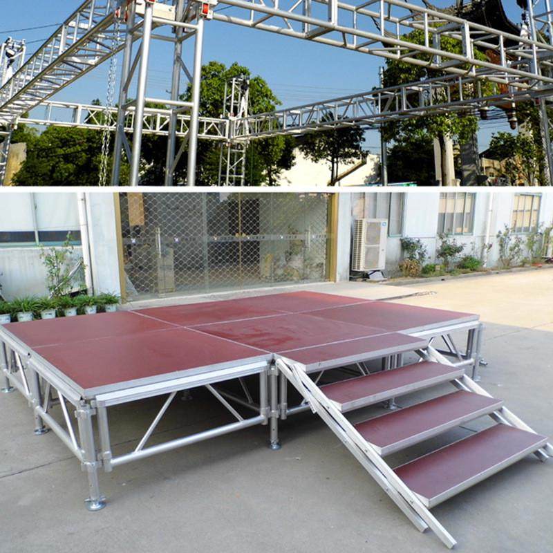 拼装舞台架铝合金舞台婚庆户外活动舞台厂家铝合金活动舞台供应