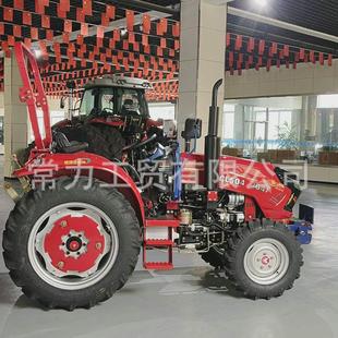 常力504四驱柴油大马力液压电四驱拖拉机方向盘旋耕犁地机低油耗