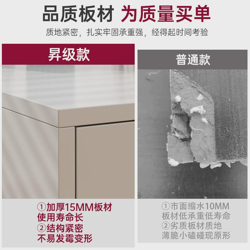 OD59办公室文件柜木质带锁储物柜多抽屉主机柜桌下办公置物柜移动
