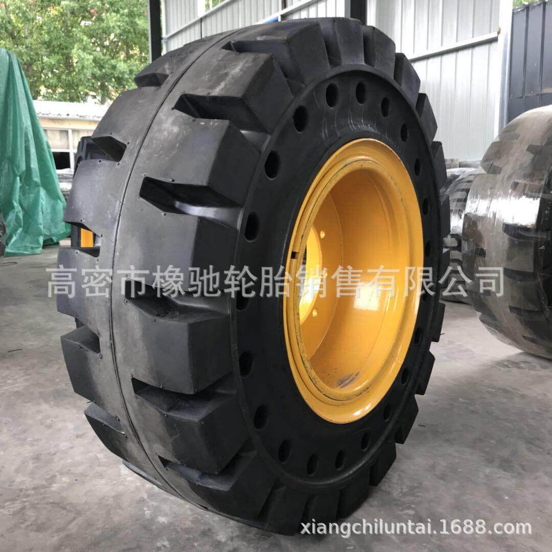 热销含达通30/50铲车实心胎17.5/23.5-25徐工柳工装载机轮胎驰钢