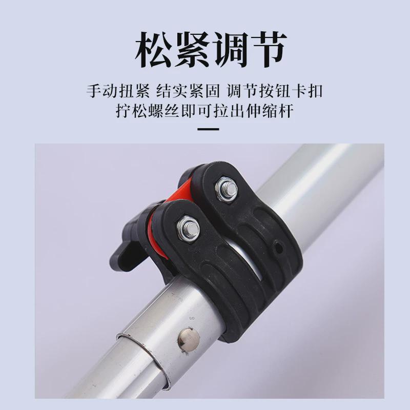 w18厂家果树铝柄椭圆高枝剪伸缩杆多尺寸园林批发修枝剪伸缩杆夹