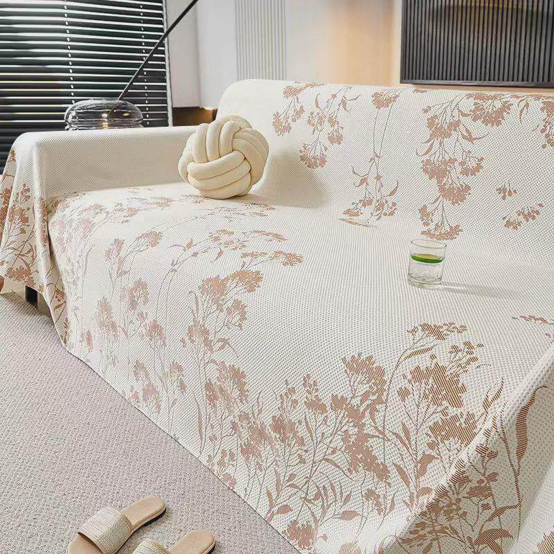 沙发巾全盖布高级感用ins风夏天防滑防尘套罩新款凉感沙发套代发