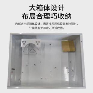 施耐delta锐智6弱电箱400x300信息箱家用多媒体白集线箱布线箱