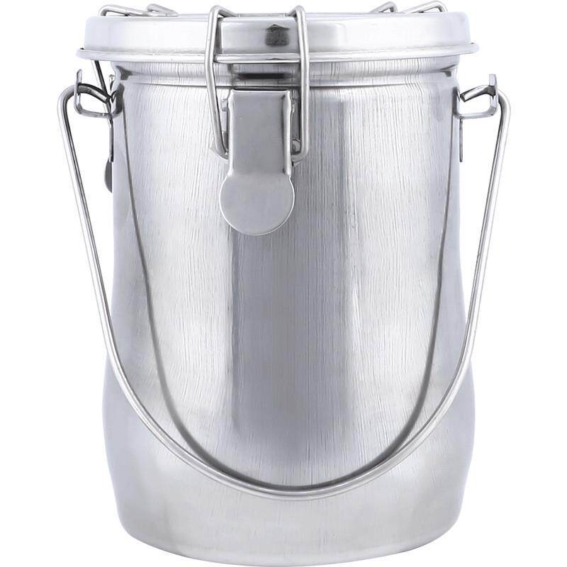 批发大号材料有盖手提油画洗笔桶洗笔筒洗笔器油画金属工具