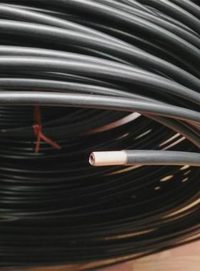 现货供应TP2包塑紫铜管T2空调制冷铜管导电导热PVC黑色包塑紫铜管