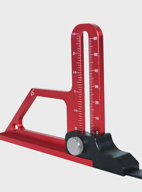 可调台式高规0-60mm可调公锯深度量规台式英制铝合金木工diy