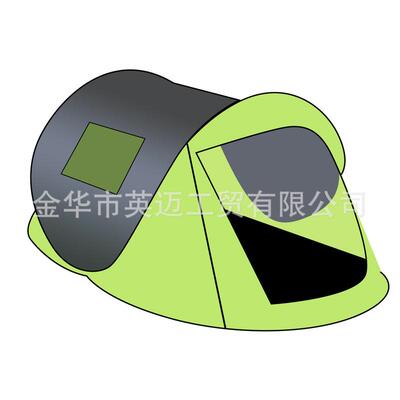 popup自动速开帐篷抛弹帐篷速沙滩开帐篷手抛免搭建露营帐篷