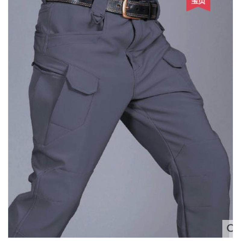 新款ix7户外冲锋裤男软壳战术裤抓绒保暖休闲工装裤登加绒加厚