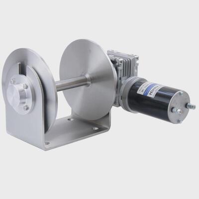 游艇船舶12v900w1000w316l不锈钢卧式绞盘至4适合8米游艇