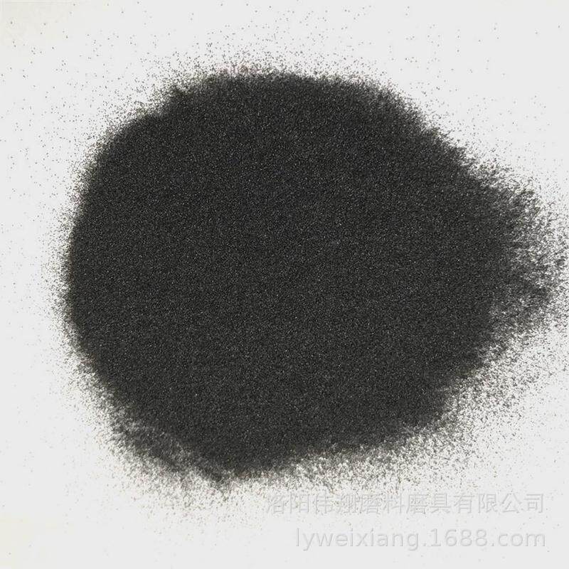 河南黑刚玉磨料30#46#120#树脂磨具用黑刚玉粒度砂黑刚玉厂家