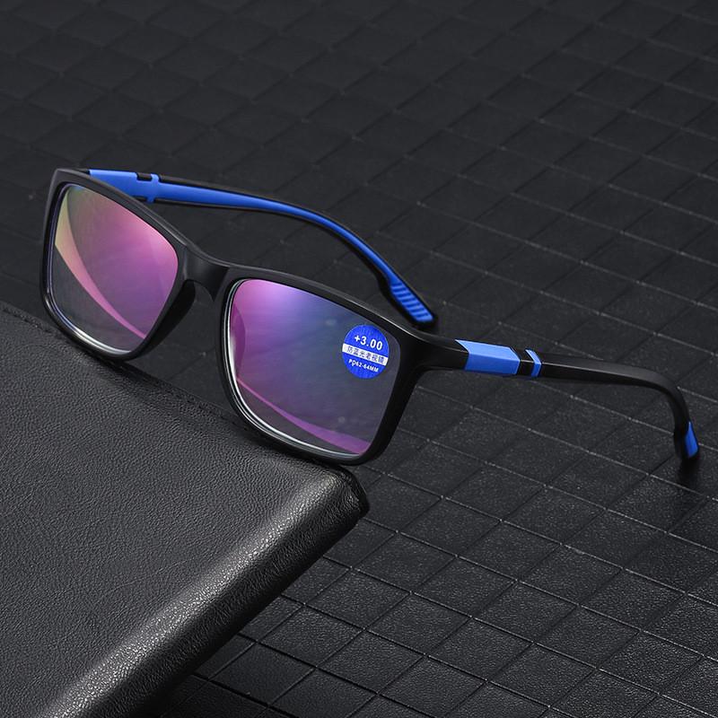 男女款大框运动老花镜防蓝光双光老花眼镜高清树脂镀膜TR老视眼镜