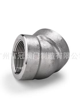 304不锈钢弯头45度弯头锻造内丝高压bspt耐140kg高压管件2000lb