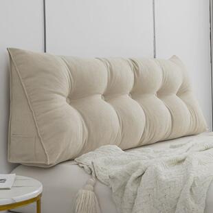 69n三角床头靠垫榻榻米软包卧室床上靠背大沙发护腰飘窗靠枕可拆