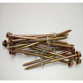 热销外六角自攻螺丝钉尖尾尖头钻尾木螺丝法兰面木钻自攻螺钉M4.8