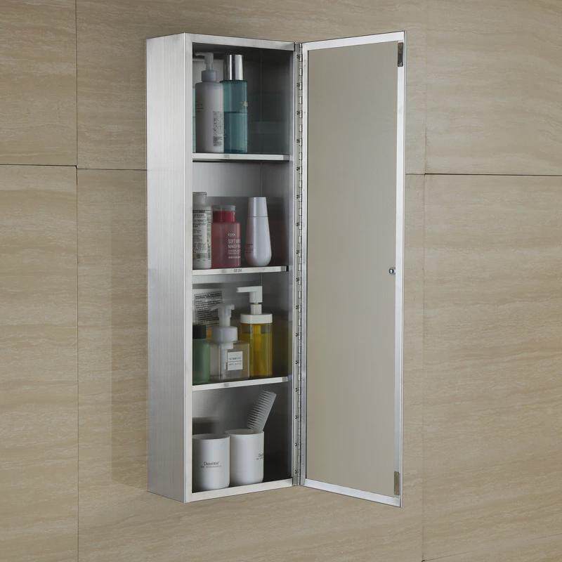 厨房柜子不锈钢储物碗柜橱柜置物浴室挂墙式壁挂收纳柜吊柜阳新款