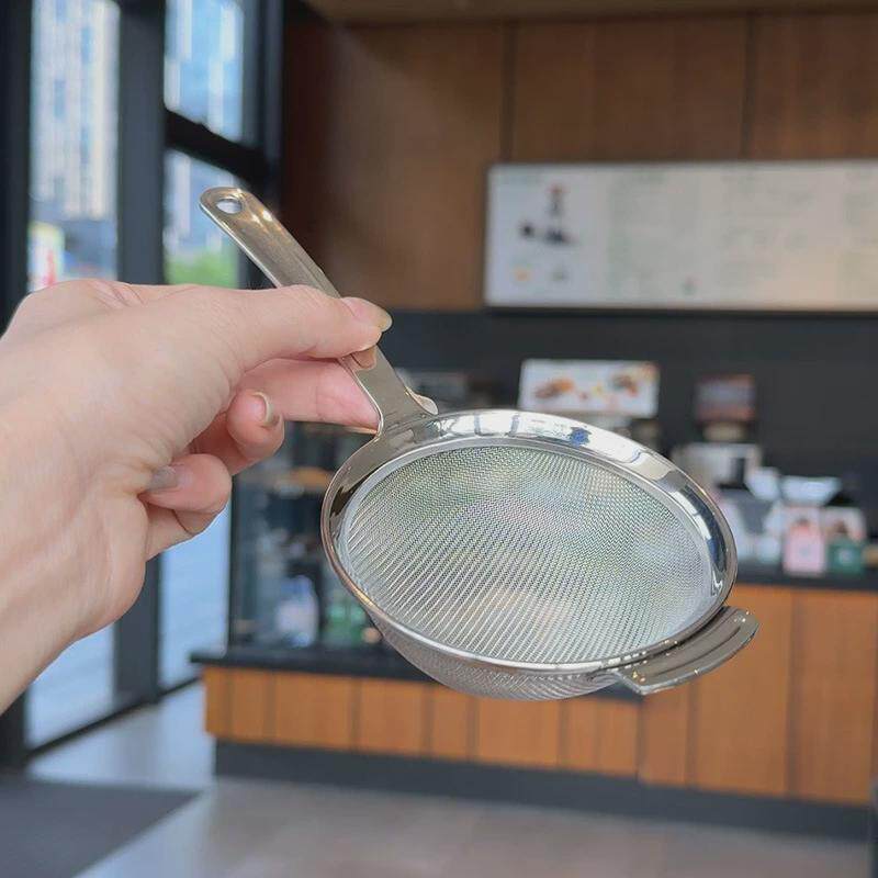 漏勺过滤网筛家用厨房超细过滤筛316不锈钢漏勺宝宝辅食豆浆滤网